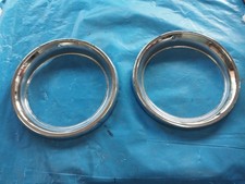 FIAT 124 BERLINA - COPPIA (2 PZ.) CORNICE FARO CROMATA