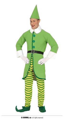 Costume elfo verde adulto - verde,