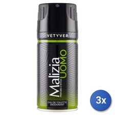 3x Malizia Deodorante Spray