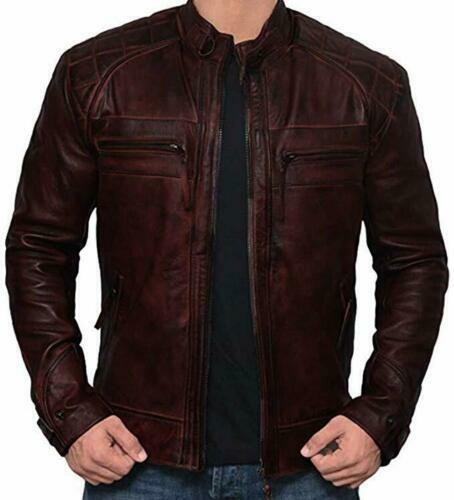 Giacca pelle uomo - pelle,