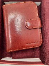 PIQUADRO Italy Portachiavi Porta Spiccioli In Pelle Unisex - Pari Al Nuovo 