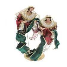 Set Natività 3 Pezzi U-Shaped 41cm - Presepe Sacra Famiglia Grande