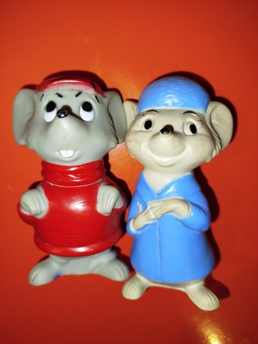 Coppia pupazzi gomma disney - pupazzi,