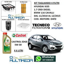 KIT TAGLIANDO 4 FILTRI OLIO