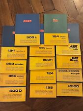 Raccolta Cataloghi FIAT  Parti di Ricambi Carrozzeria - Direzione Ricambi