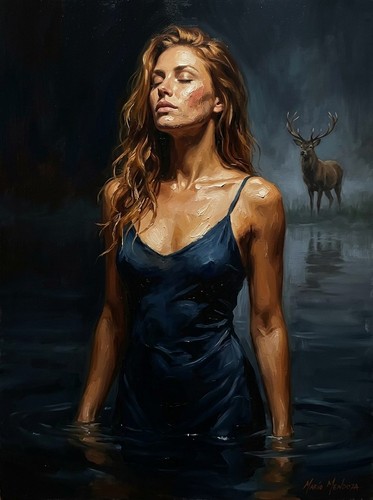 Quadro olio tela - olio,