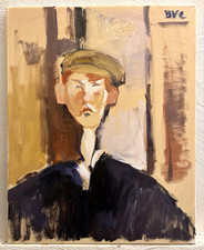 Modigliani schizzo olio 2025