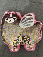 Peluche paillettes unicorno