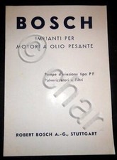 Brochure Bosch Impianti per motori ad olio pesante 1950