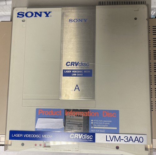 Sony crv laserdisc product - sony,