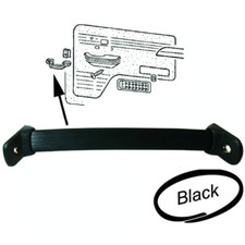 MANIGLIA NERA CHIUSURA PORTA INTERNA VW T2 08/69- 07/79