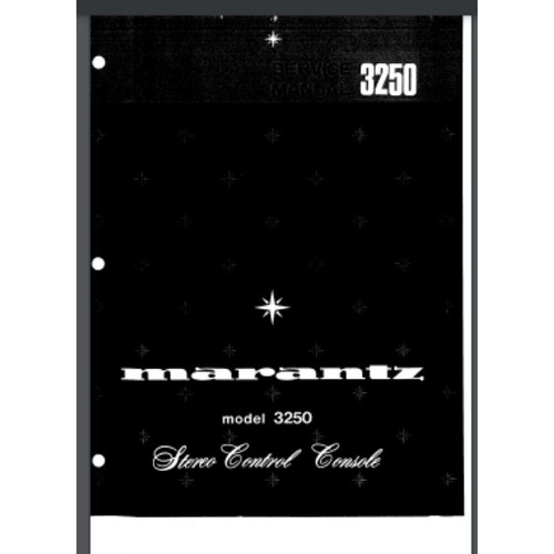 Marantz 3250 service stereo - 3250,
