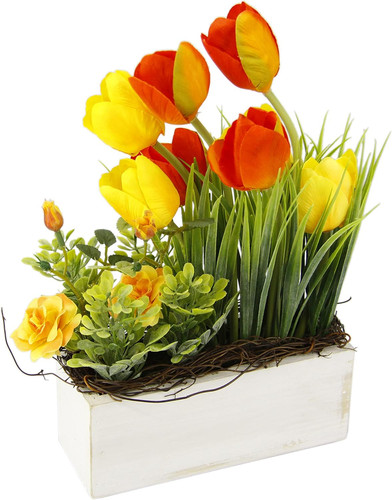 Composizione tulipani rose - tulipani,,