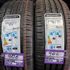 2x 215 55 R17 94V CONTINENTAL