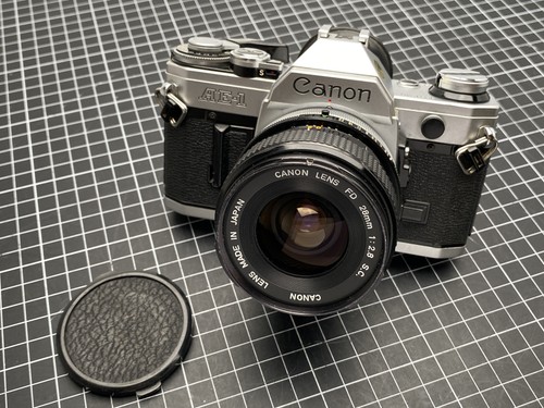 Canon fd 28mm - ae-1, +