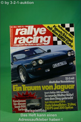 Rally racing jaguar - racing, xj-s