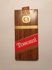 RARO PACCHETTO VUOTO 5 SIGARI TOSCANI MONOPOLI DI STATO VINTAGE ANNI 70