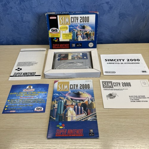 Sim city 2000 super nintendo - super,