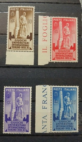 1933 regno francobolli giuochi - 1933,