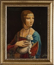 Dama con ermellino - dama,