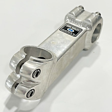 NOS Monty X-Lite Stem Trials Bici BMX Old School Vintage Argento 110mm Senza Fili