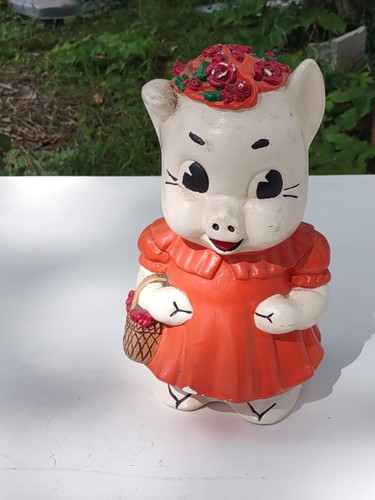 Salvadanaio vintage raro - , gesso
