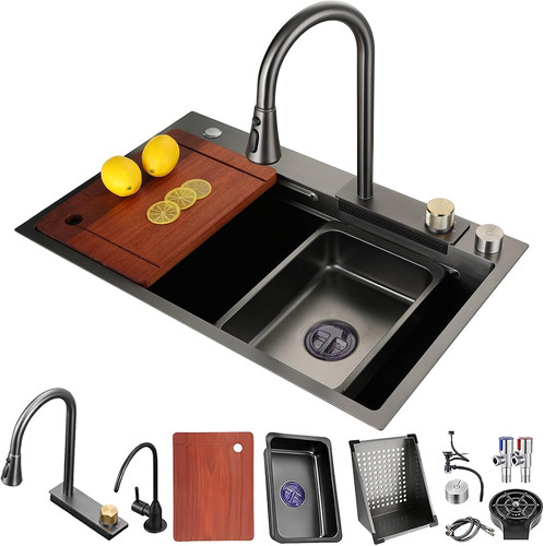 Lavello cucina nero in - da,