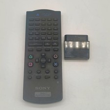 TELECOMANDO DVD + RICEVITORE - SONY PLAYSTATION 2 PS2 - NERO - ORIGINALE TESTATO