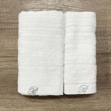 Asciugamani Spugna Samira Blumarine Set 1+1  40X60 60X110 COLORE PERLA 01