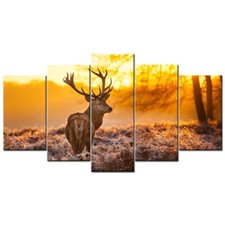 Poster 5 pezzi tela arte