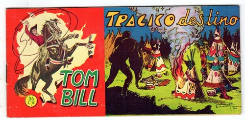 Fumetto striscia tom bill - tom,