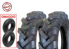 2 PNEUMATICI +CAMERE D'ARIA TRATTORINO 4.00 - 10 GOMME RUOTE COPERTONI MOTOZAPPA