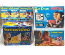 Fonovideo il PROIETTORE TV sonoro a batterie HARBERT 1970 WALT DISNEY DISCOVIDEO