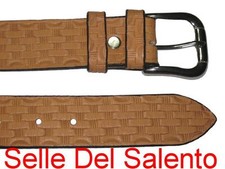 Cintura in cuoio artigianale INCISA A MANO basket offerta Cowboy Country Western