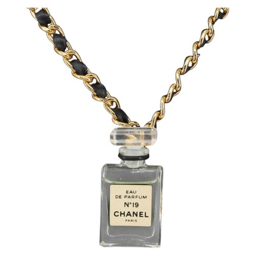 Collana profumo chanel metallo - collana,