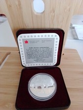 MONETA 1 DOLLARO CANADA 1993 ARGENTO PROOF COFANETTO PIÙ LIBRETTO