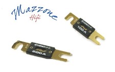 KIT 3 FUSIBILI  ANL  AUDIOLINK GOLD PLATED FLG 200 FLG 100 A PER PORTAFUSIBILE