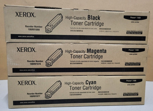 Toner xerox phaser 7400 - toner, cmk