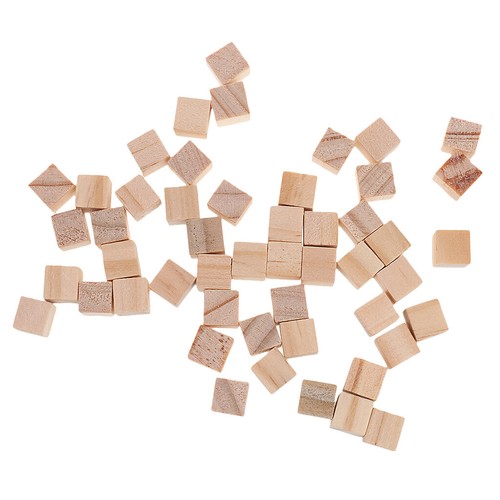 100 cubi legno con blocchi - 100,