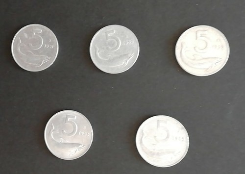 Lotto monete 5 lire - 5,