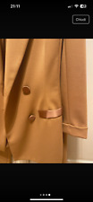completo tailleur donna Imperial color albicocca, blazer doppiopetto e pantalone