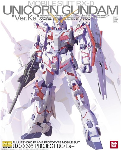 Bandai 100 unicorn - 1/100, mg