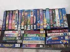 otto 35 videocassette vhs disney e vari