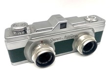 Meopta Mikroma fotocamera stereo in miniatura con Mirar 25 mm f/3,5 fotocamera a piccolo schermo