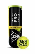 3 Tubi Palline Dunlop Pro Padel  - Approvata dalla Federazione Internazionale