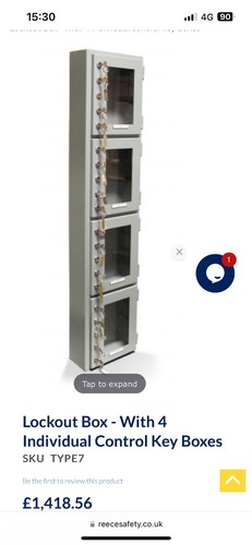 Lockout box con 4 - box,