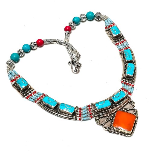 Collana turchese corallo
