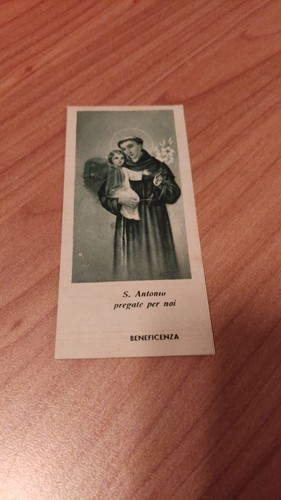 Raro holy card santino - -,