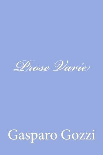 Prose varie gozzi - varie.by,