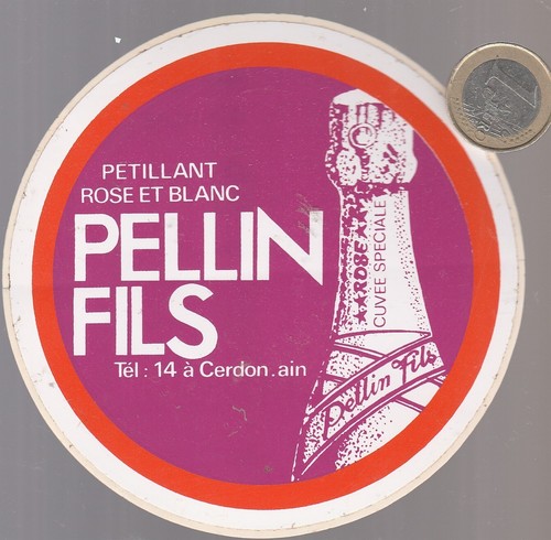 Autocollant boisson pellin - boisson.,